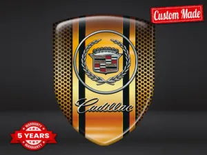 Cadillac Calcomanías Silicona Edición Premium Pegatina Cúpula ST